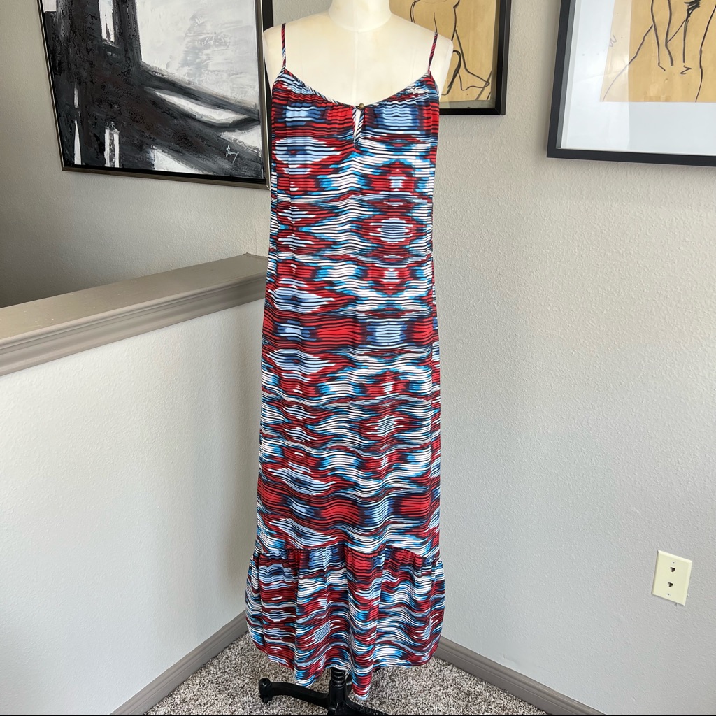 Twelfth Street By Cynthia Vincent Silk Maxi Slip Dress